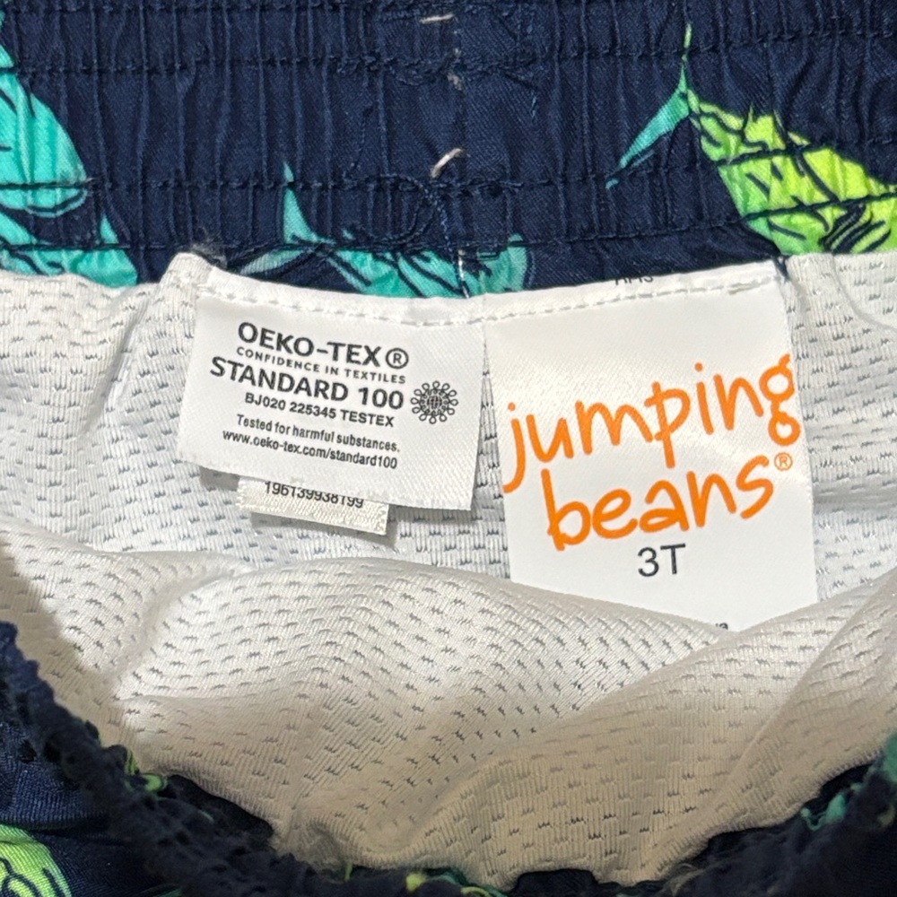 Jumping Beans Navy Shark Rashguard Set - Picture 2 of 5